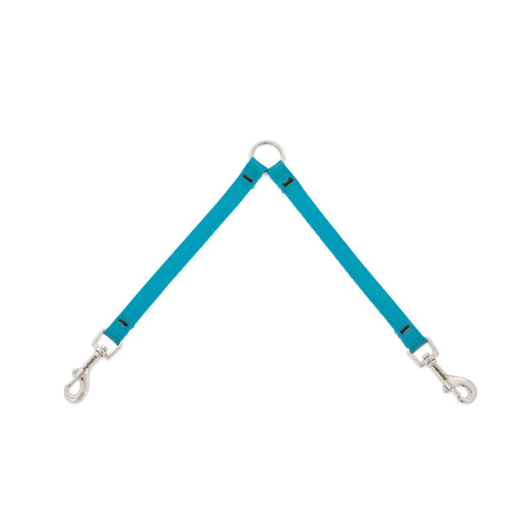 ½” Basic Solids Aqua Leash Coupler for dogs