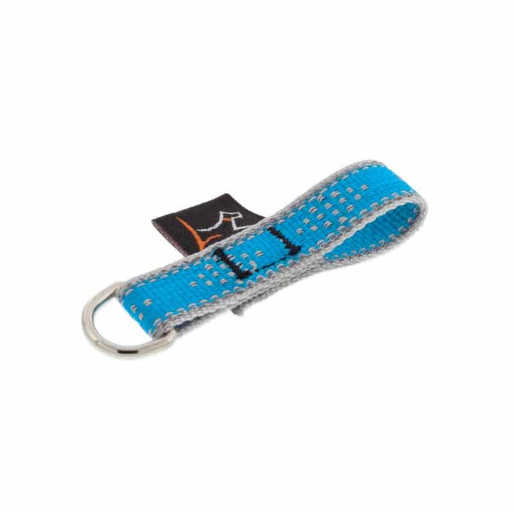 1/2" wide Collar Buddy, Dog Collar D-ring Extender in Blue Diamond reflective design