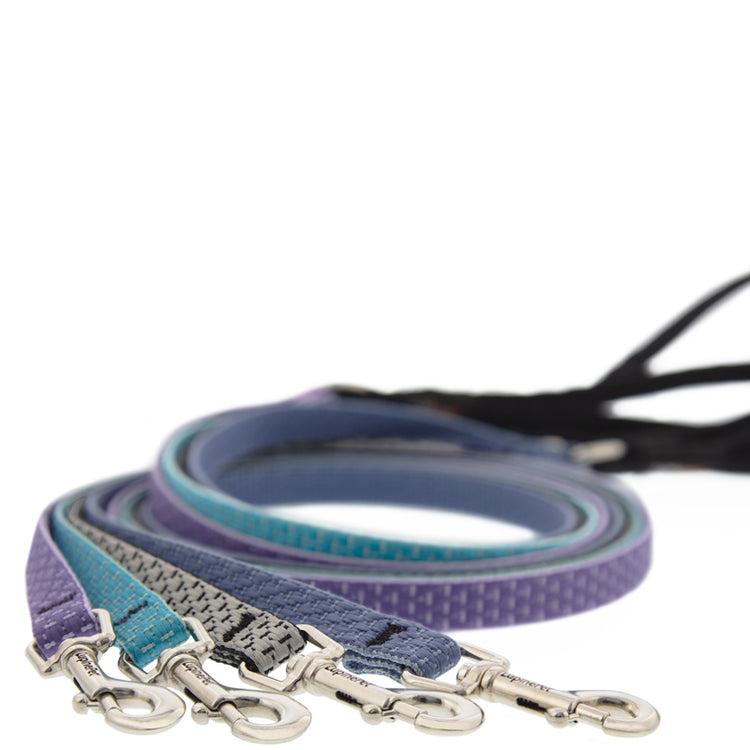 Cat Leashes made from Recycled Materials by LupinePet with a Comfortable Padded Handle in Eco Earth Tone Colors