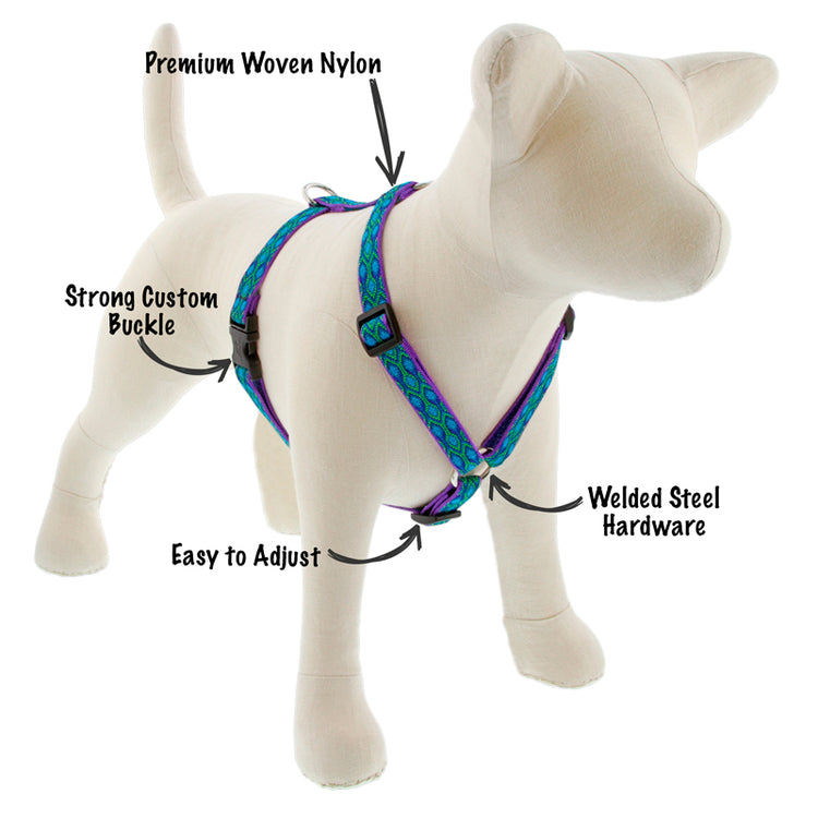 Traditional Roman style dog harness from Lupine Pet