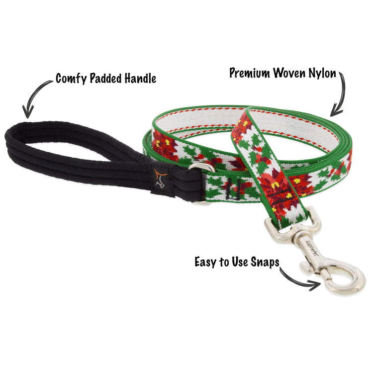 Poinsettia Leash by LupinePet