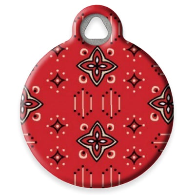 Pet ID Tag from LupinePet by Dog Tag Art - Wild West Design