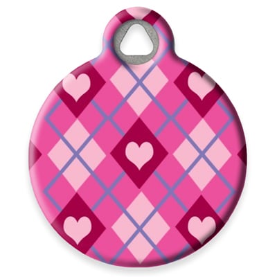 Pet ID Tag from LupinePet by Dog Tag Art - Puppy Love Design