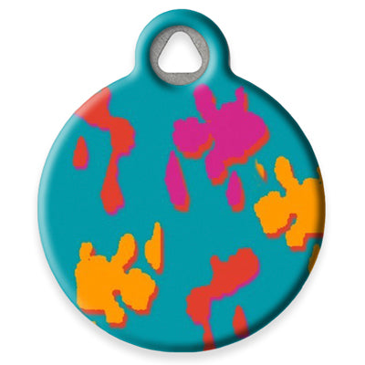 Pet ID Tag from LupinePet by Dog Tag Art - Wet Paint! Design
