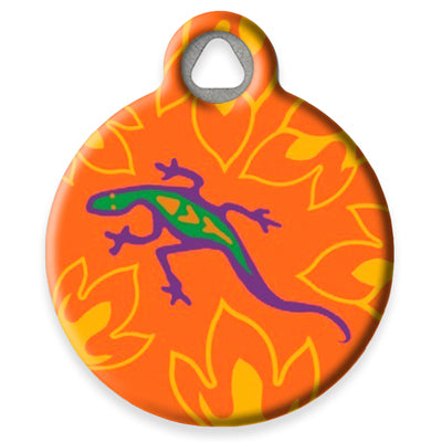 Pet ID Tag from LupinePet by Dog Tag Art - Go Go Gecko Design