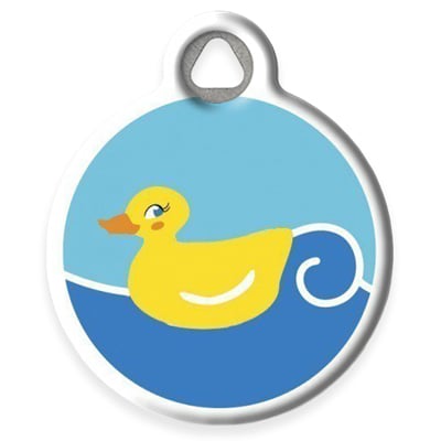 Pet ID Tag from LupinePet by Dog Tag Art - Just Ducky Design