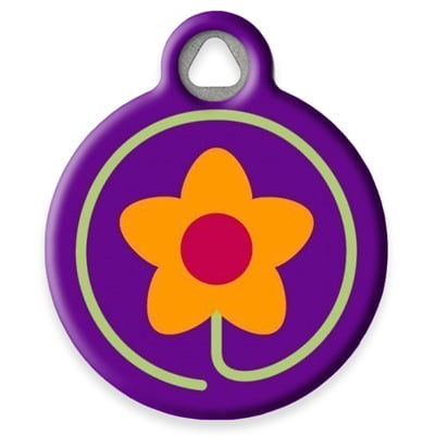 Pet ID Tag from LupinePet by Dog Tag Art - Spring Fling Design