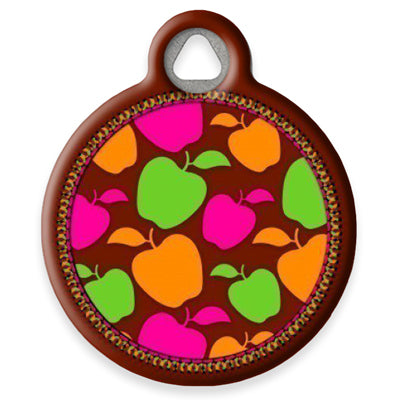 Pet ID Tag from LupinePet by Dog Tag Art - Candy Apple Design