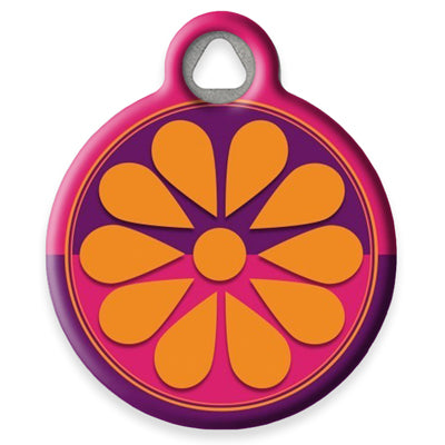 Pet ID Tag from LupinePet by Dog Tag Art - Flower Box Design