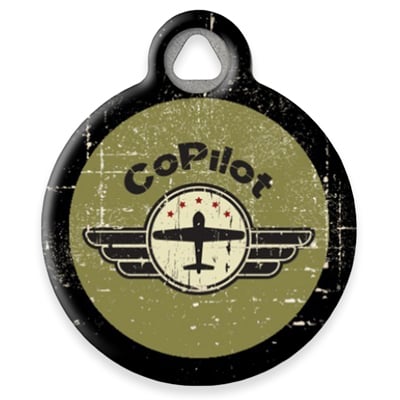 Pet ID Tag from LupinePet by Dog Tag Art - Co-Pilot Design