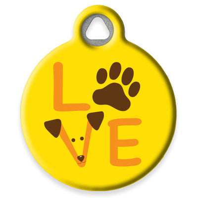 Pet ID Tag from LupinePet by Dog Tag Art - Dog Love Design