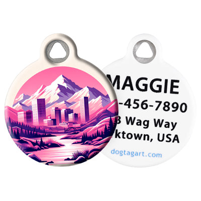 
                    
                      LupinePet Denver Pet ID Tag by Dog Tag Art - front and back
                    
                  