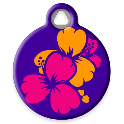 Pet ID Tag from LupinePet by Dog Tag Art - Aloha Design