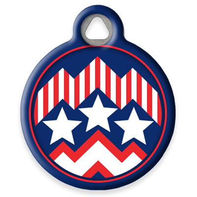 Pet ID Tag from LupinePet by Dog Tag Art - America Design
