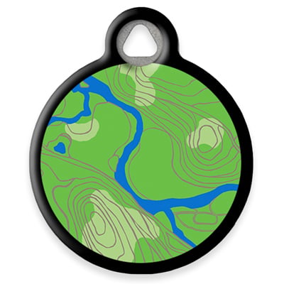 Pet ID Tag from LupinePet by Dog Tag Art - Intervale Design