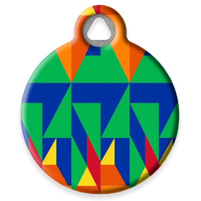 Pet ID Tag from LupinePet by Dog Tag Art - Origami Design