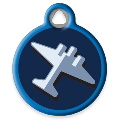 Pet ID Tag from LupinePet by Dog Tag Art - Aero Design