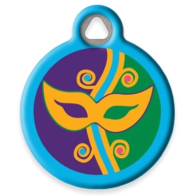 Pet ID Tag from LupinePet by Dog Tag Art - Party Time Design