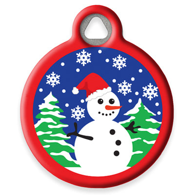 Pet ID Tag from LupinePet by Dog Tag Art - Jack Frost Design