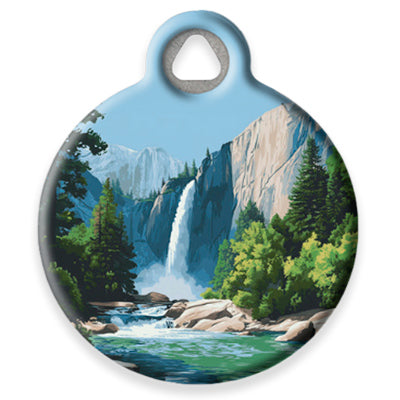 Pet ID Tag from LupinePet by Dog Tag Art in the Yosemite Design