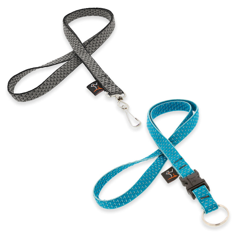 Lanyards made from Recycled Materials by LupinePet in Eco Earth Tone Colors