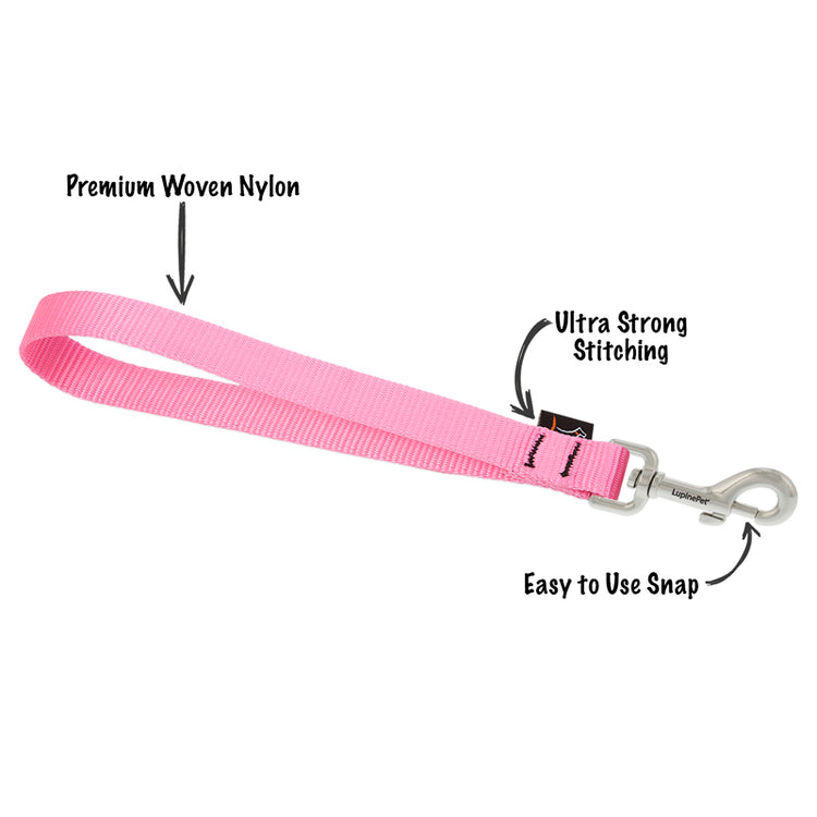 LupinePet dog training tab in Basic Solid Pink