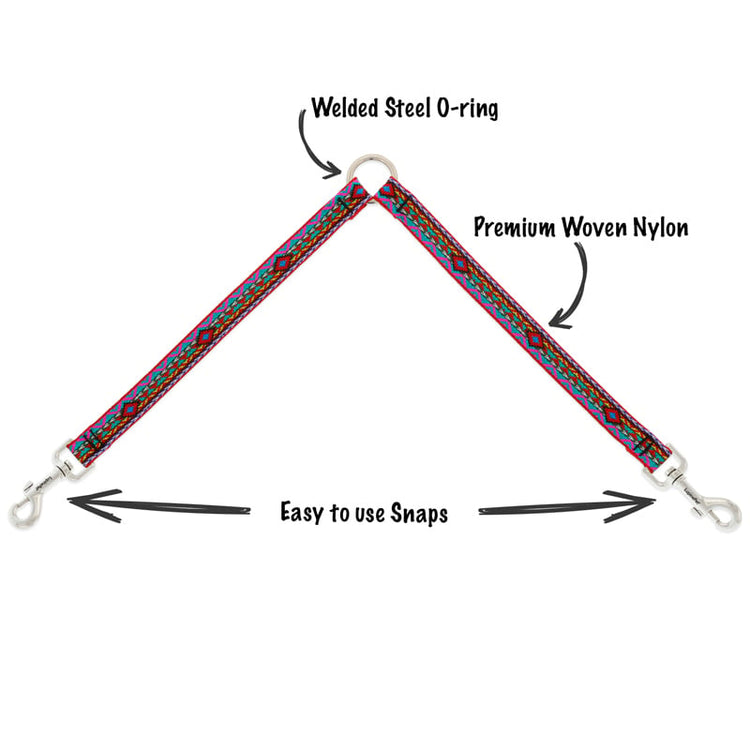 LupinePet Dog Leash Coupler in Original Design El-Paso