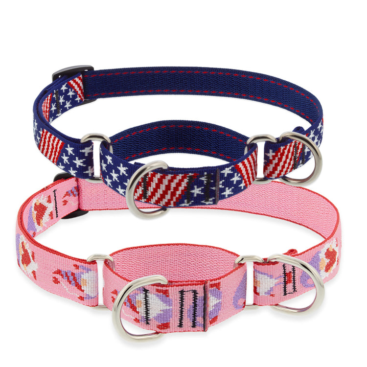 Holiday Martingale Collar from LupinePet Holiday Designs Collection. 