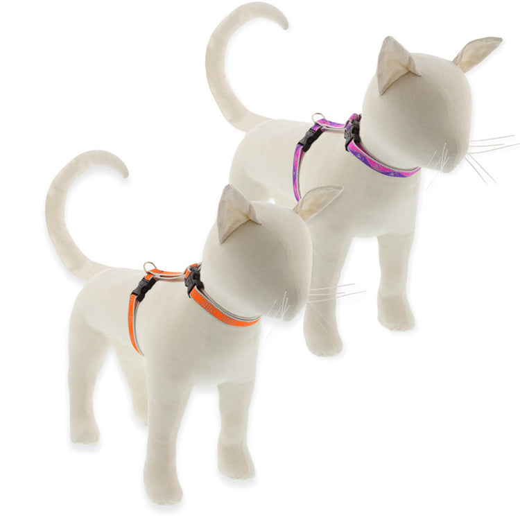 H-Style Cat Harnesses from LupinePet in our Reflective Designs