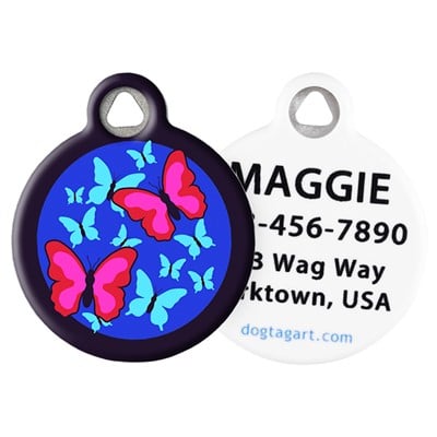 
                    
                      Front and Back of Dog Tag Art Pet ID Tag
                    
                  