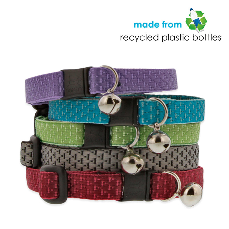 LupinePet breakaway Safety Cat Collar in Eco colors
